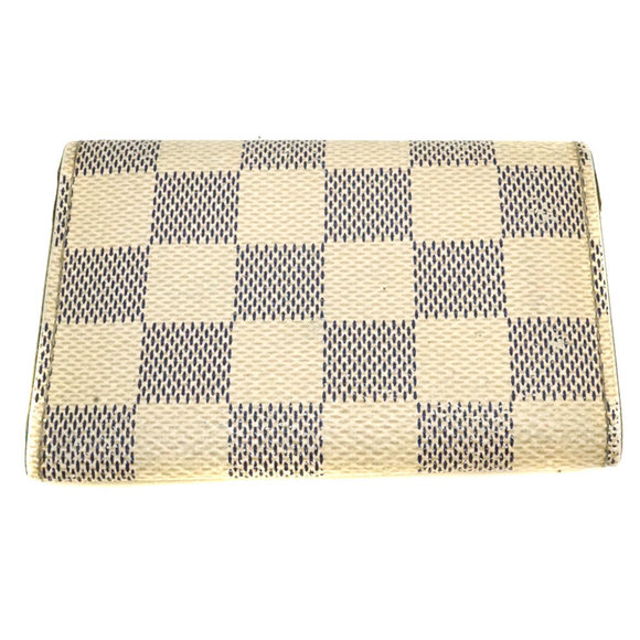 Louis Vuitton Case White Multicle Damier Key Blue Azur Navy - Picture 1 of 10